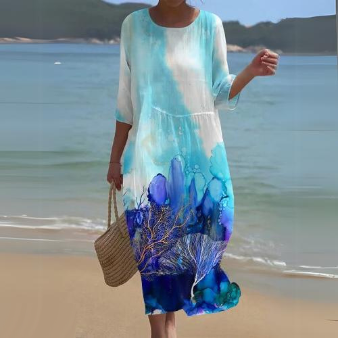 Damen Midi-Kleid – Elegant, Zeitlos & Vielseitig