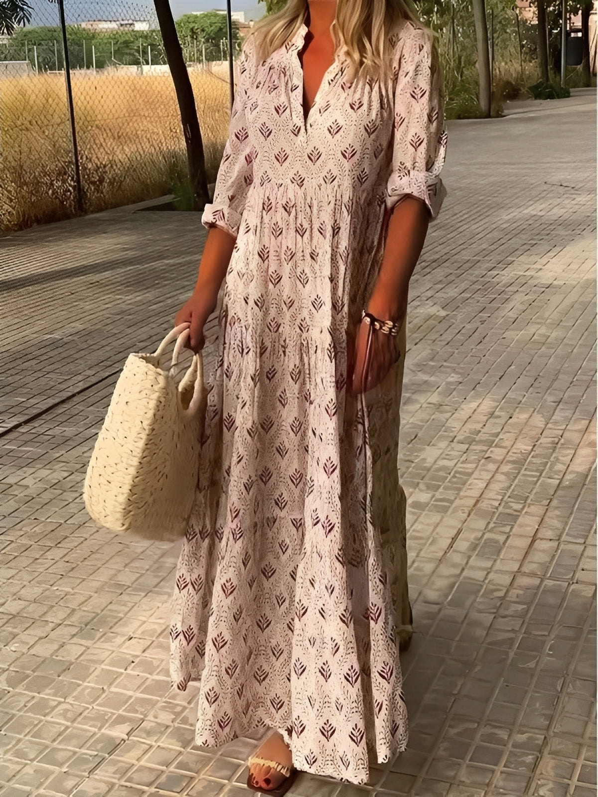 Damen Maxikleid – Luftiges Sommerkleid für entspannte Looks