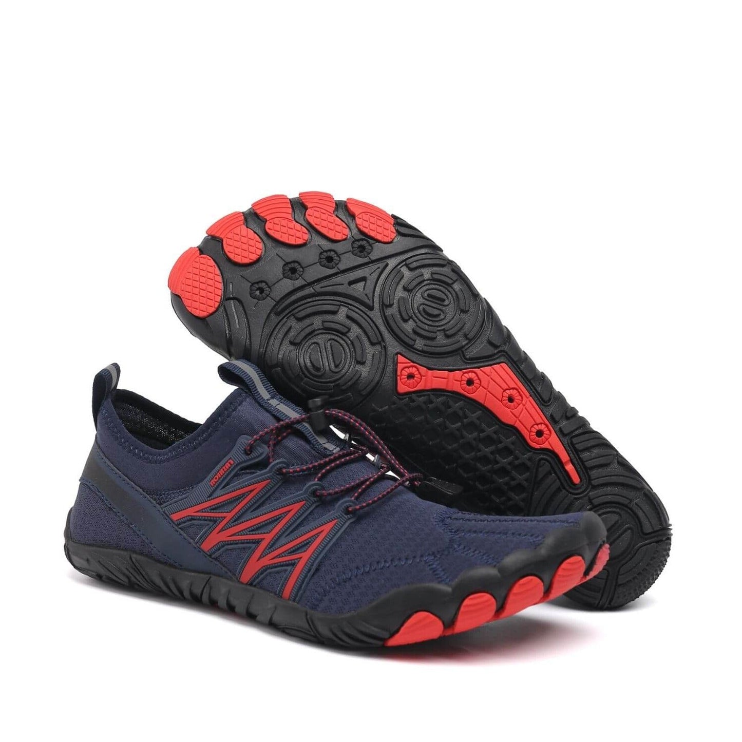 Dee | Unisex Barfußschuhe – Flexible Sneaker mit Gummisohle & Schnellverschluss