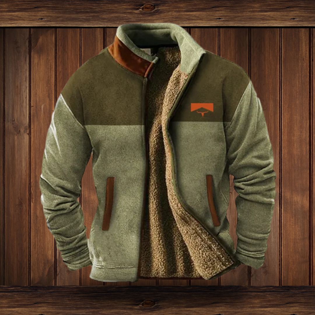 Herren Fleecejacke mit 3D-Print – Leicht, Warm & Stylisch für Alltag und Outdoor