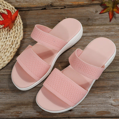 Damen Sandalen – Leichte Komfortsandalen mit elastischen Riemen