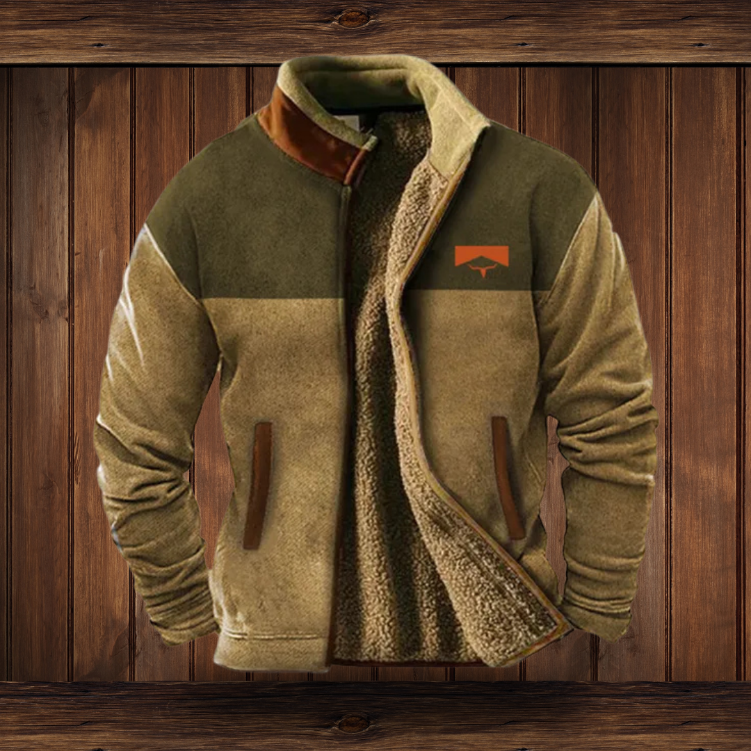 Herren Fleecejacke mit 3D-Print – Leicht, Warm & Stylisch für Alltag und Outdoor