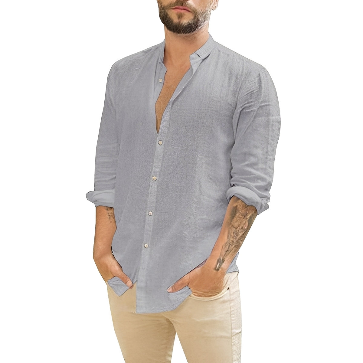 Herren Hemd – Klassisches Freizeithemd mit Knopfleiste für stilvolle Alltagslooks