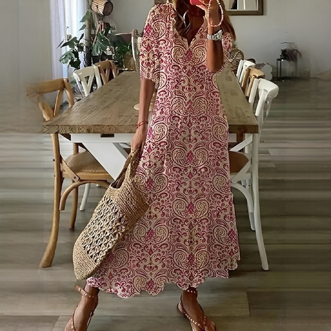 Damen Sommerkleid – Elegantes Kleid mit luftiger Passform für warme Tage