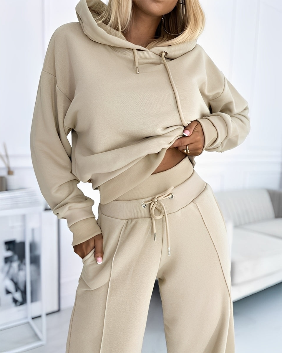 Damen Trainingsanzug-Set mit Kapuze – Stylisch, Bequem & Vielseitig