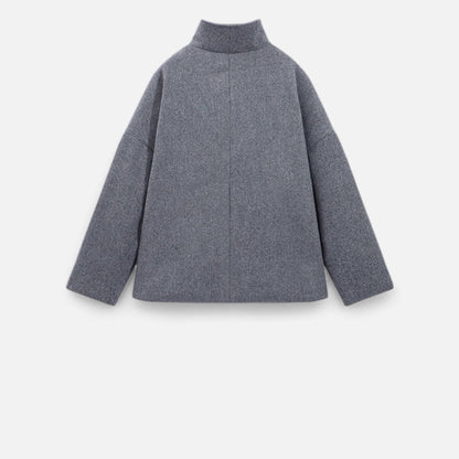 Elegante Damen Kurzjacke mit Modernem Stehkragen – Stylisch, Zeitlos & Vielseitig Kombinierbar
