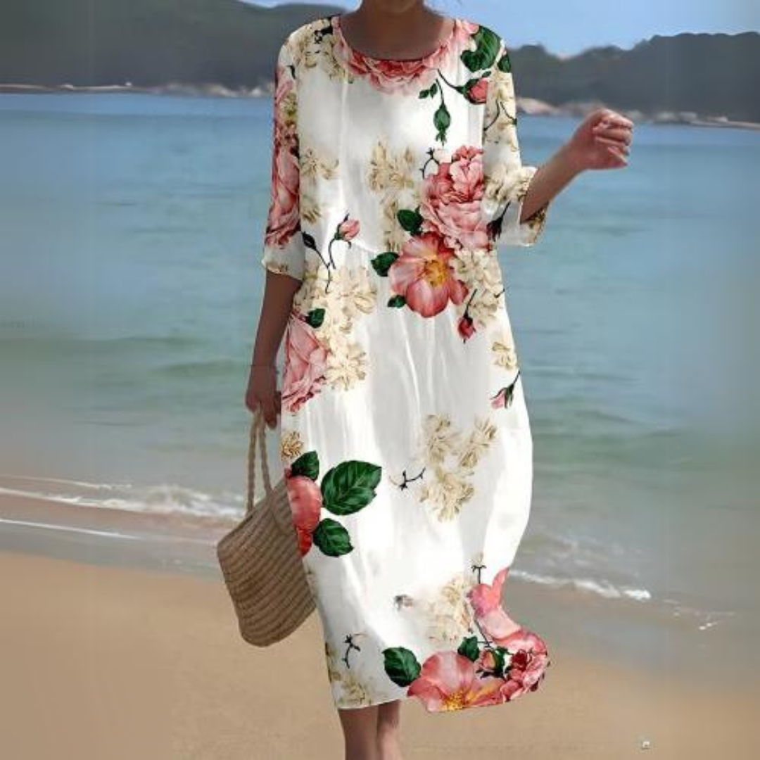 Damen Midi-Kleid – Elegant, Zeitlos & Vielseitig