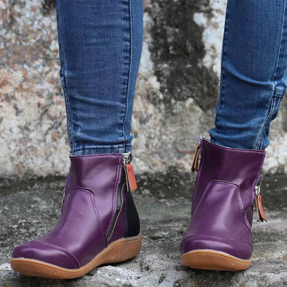 Komfortable Damen Stiefelette mit Reißverschluss – Bequem, Stylisch & Alltagstauglich