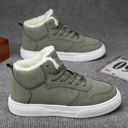 Galvian | Herren High-Cut Winterschuhe mit Schnürung & Warmfutter