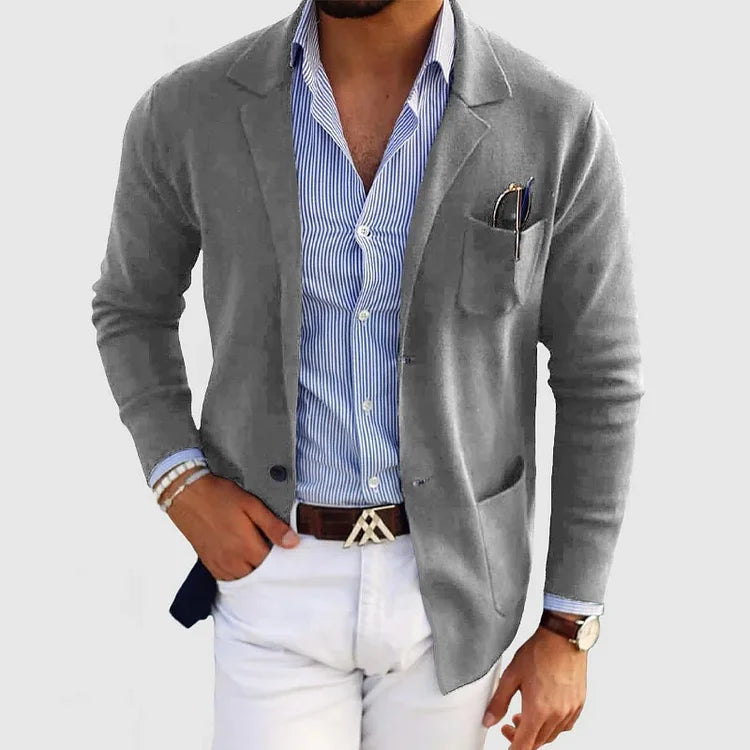 Leinenblazer mit Reverskragen – Modern, Leicht & Vielseitig