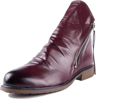 Elegante Herren Lederstiefeletten mit Reißverschluss – Stilvoll, Komfortabel & Alltagsstark
