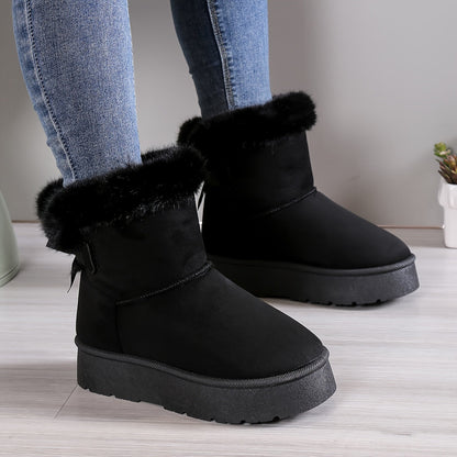 Zienna | Damen Winterstiefel mit Warmfutter & Rutschfester Sohle, Bequeme Thermo Boots für Kalte Tage