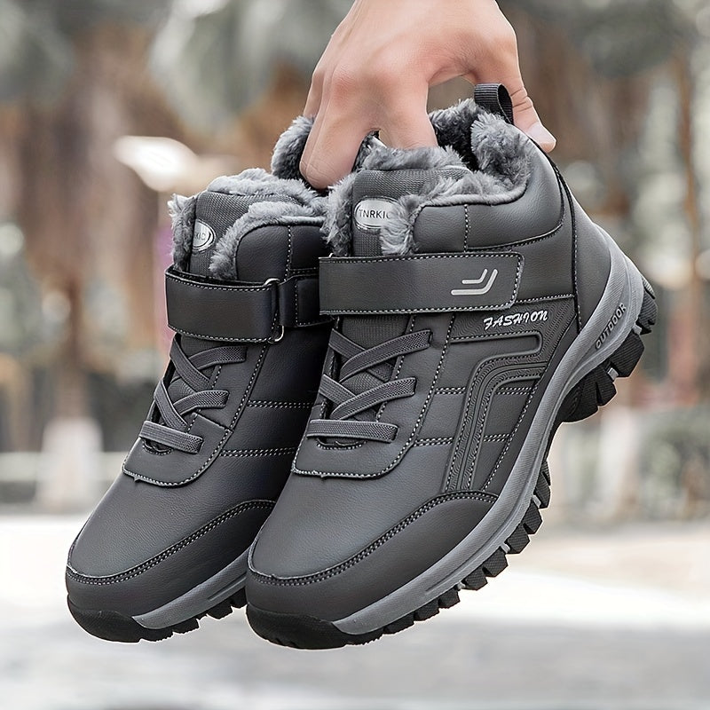 Zayden | Herren Winterstiefel im Sneaker-Stil mit Warmfutter, Mittelhoher Schnitt & Schnürung