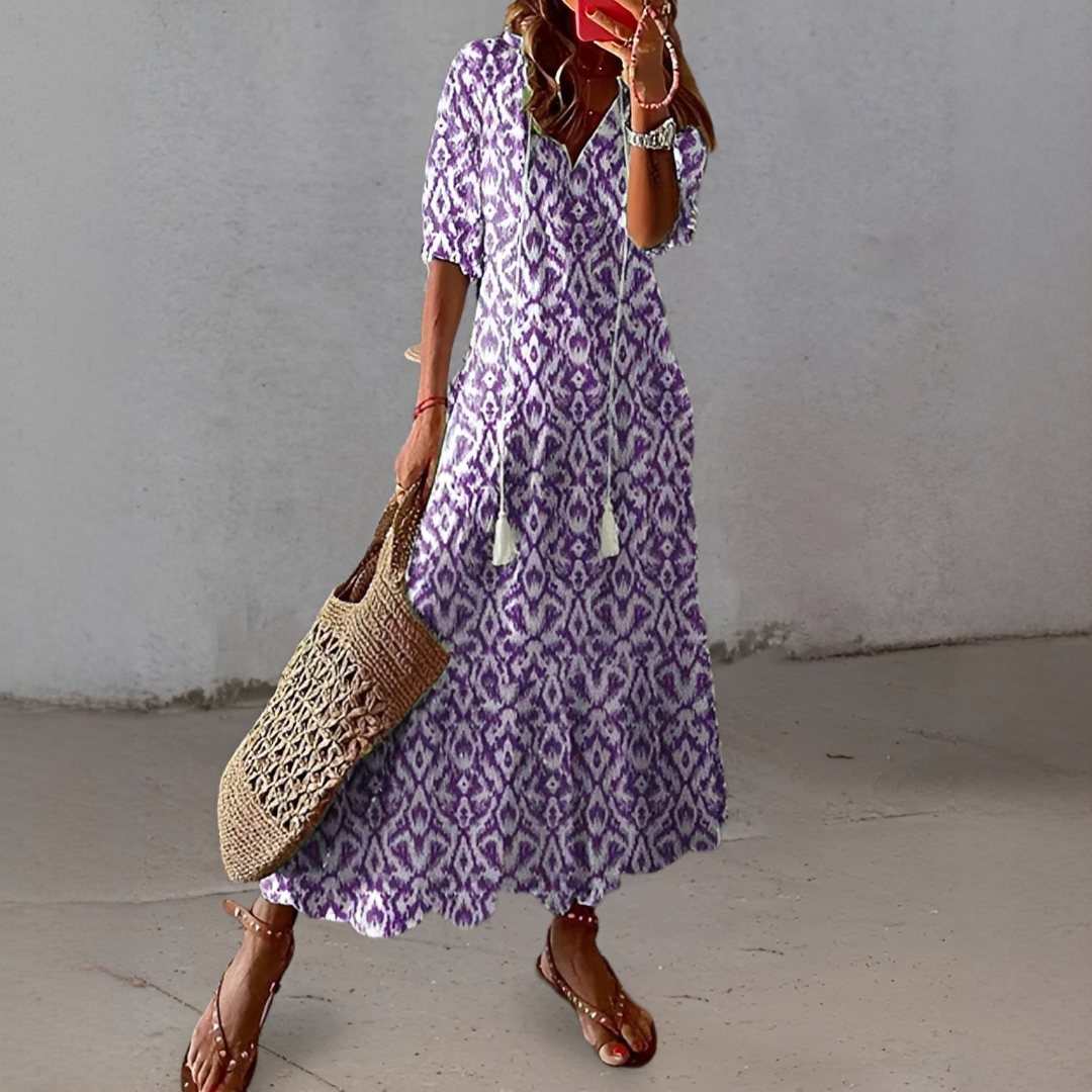 Damen Sommerkleid – Elegantes Kleid mit luftiger Passform für warme Tage