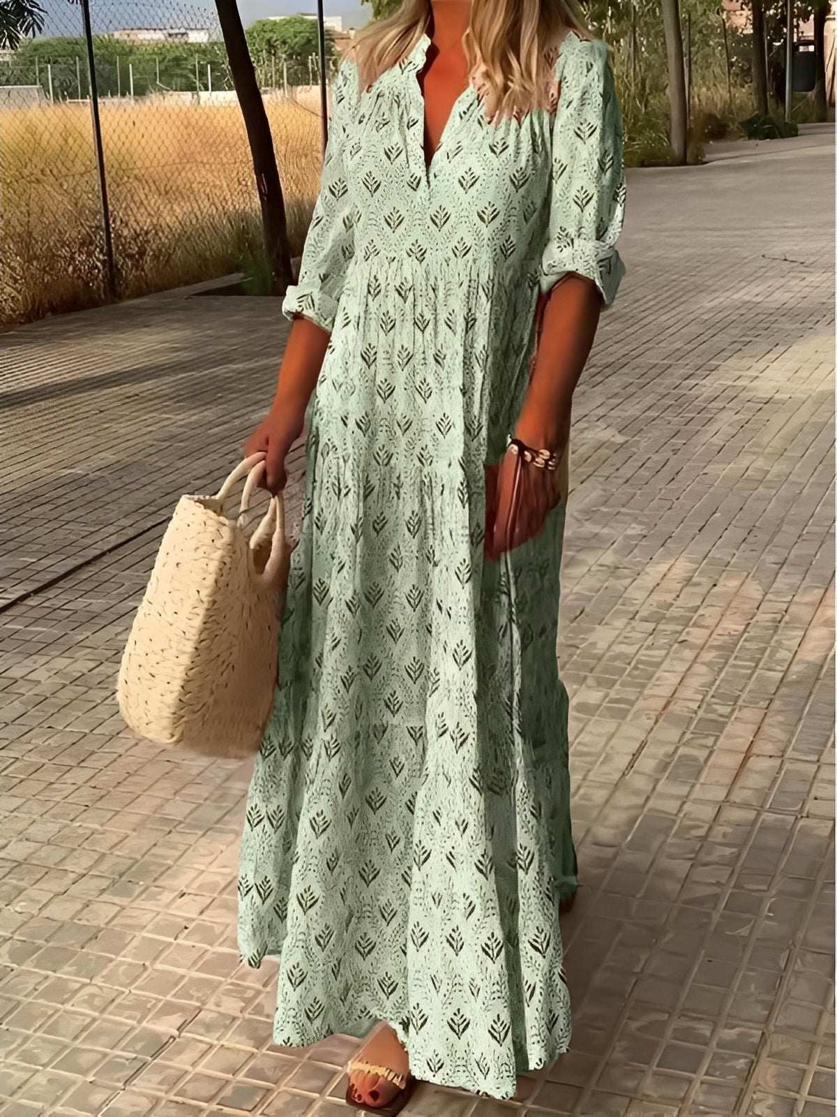 Damen Maxikleid – Luftiges Sommerkleid für entspannte Looks