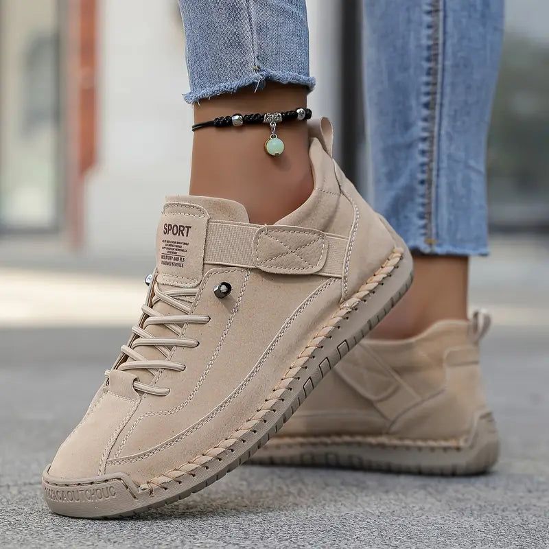 Damen Slip-On-Sneaker | Leichte Alltagsschuhe mit elastischem Obermaterial