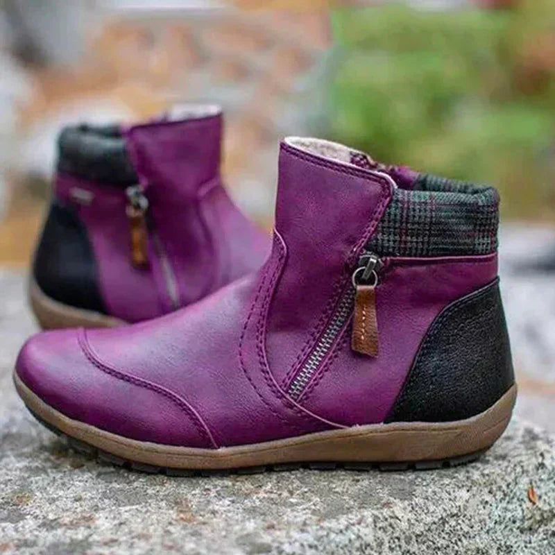 Komfortable Damen Stiefelette mit Reißverschluss – Bequem, Stylisch & Alltagstauglich