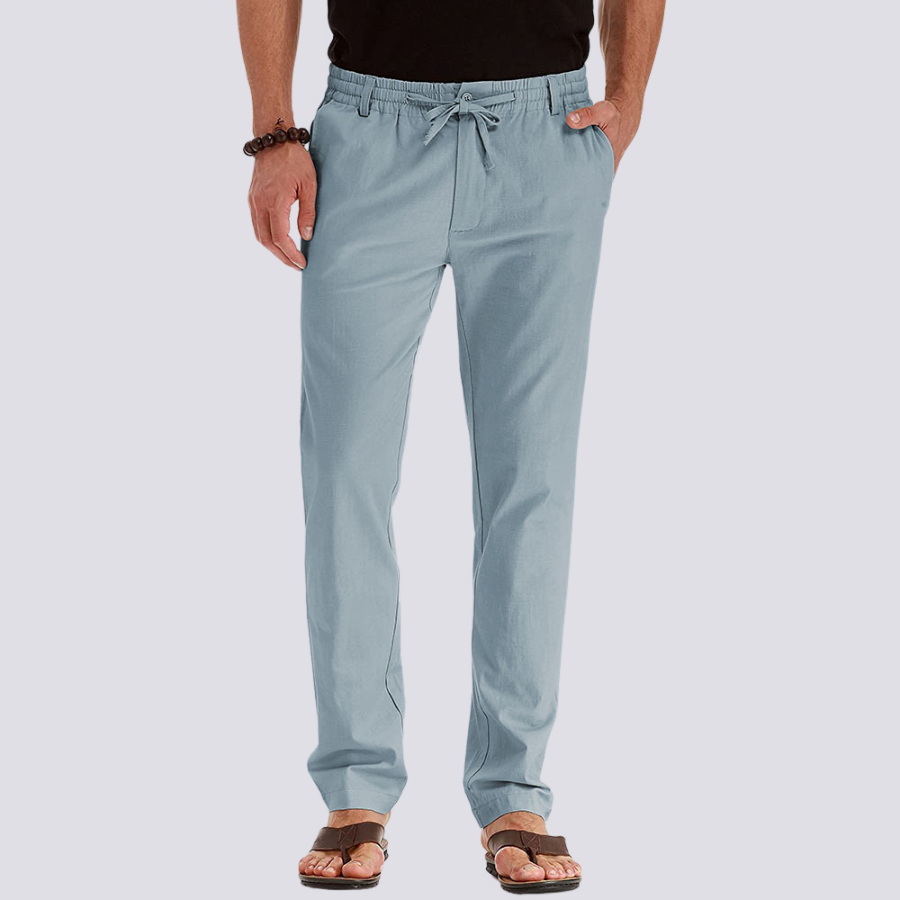 Herren Cargo Freizeithose – Leichte Hose mit flexiblem Bund für Alltag, Sommer und Freizeit