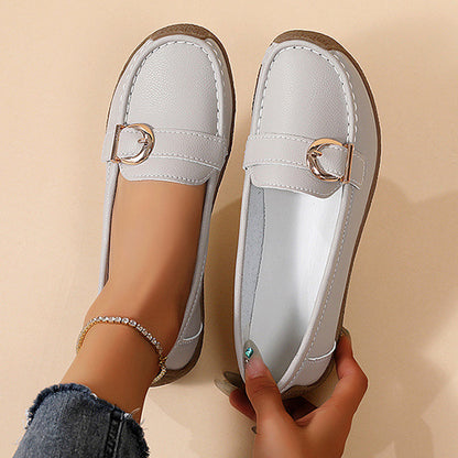 Keyla | Loafers - Bequeme Damen Slipper mit Robuster Sohle – Business Casual Stil zum Hineinschlüpfen