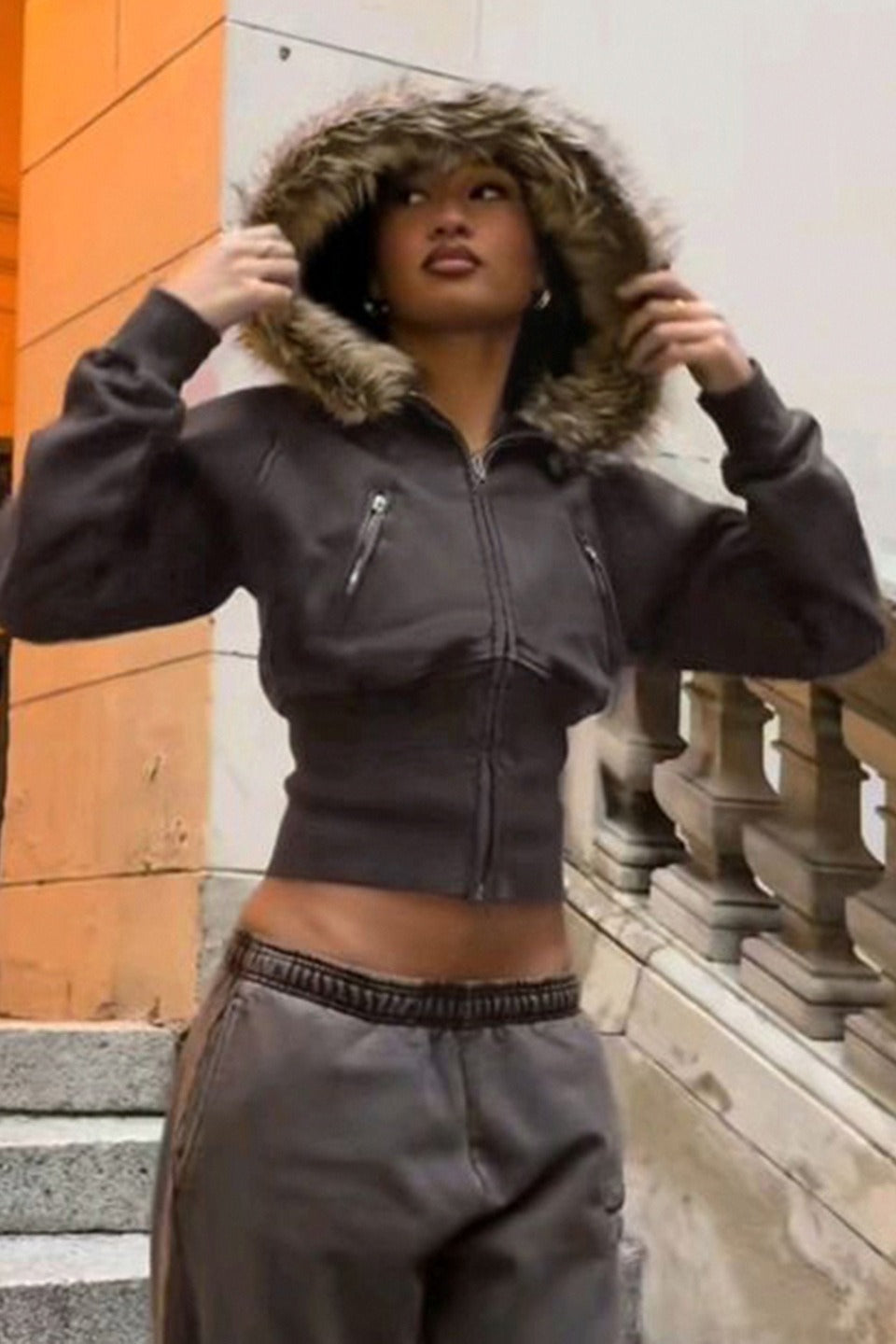 Flauschiger Hoodie Damen | Cozy & Streetstyle