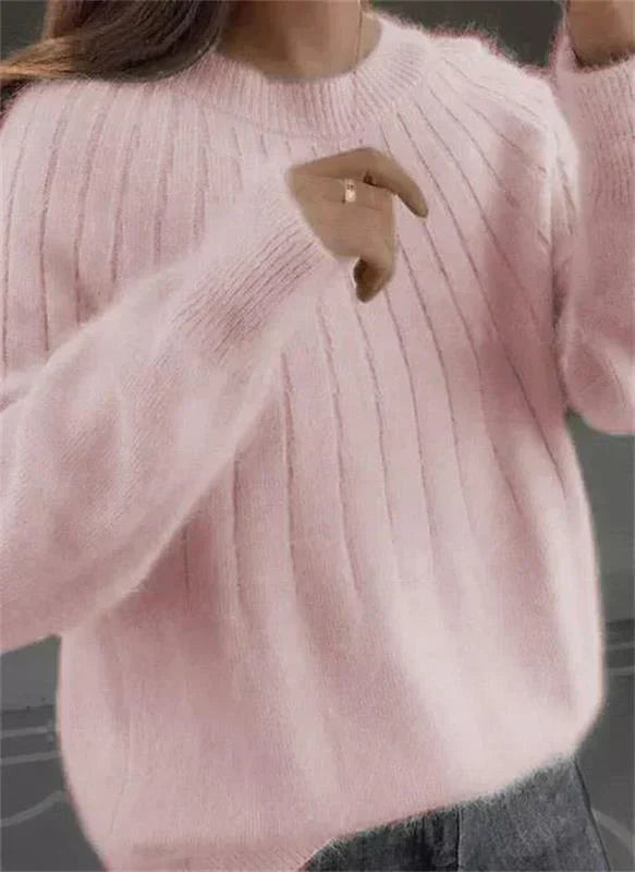 Flauschiger Strickpullover Damen | Weich, Stylisch & Gemütlich