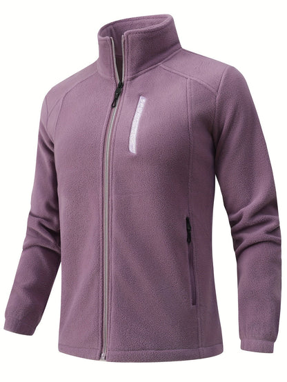 Fidelisse | Damen Softjacke mit Stehkragen | Zippbare Outdoor-Sportjacke für Freizeit & Bewegung