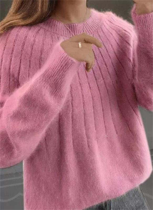 Flauschiger Strickpullover Damen | Weich, Stylisch & Gemütlich