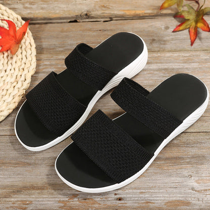 Damen Sandalen – Leichte Komfortsandalen mit elastischen Riemen