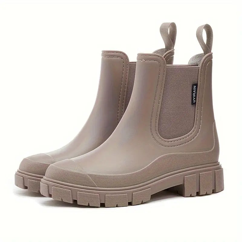 Damen Chelsea Boots mit Robuster Profilsohle | Stylischer Alltagsbegleiter für Komfort & Halt