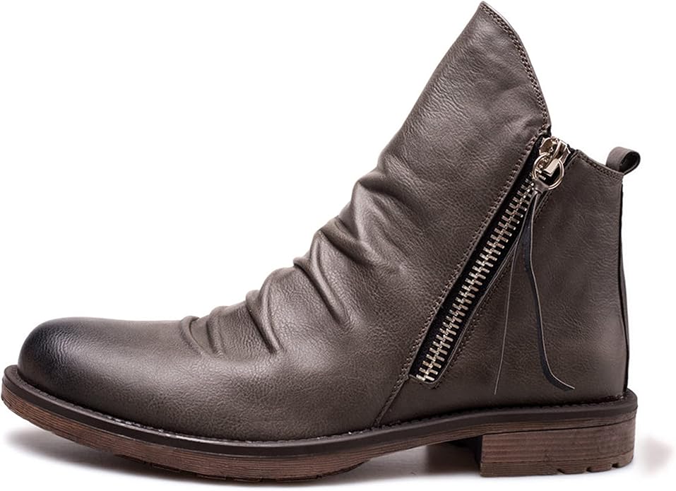 Elegante Herren Lederstiefeletten mit Reißverschluss – Stilvoll, Komfortabel & Alltagsstark