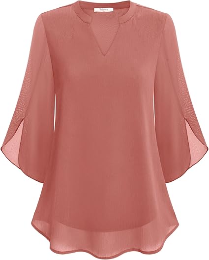 Leichte Bluse mit V-Ausschnitt – Feminin, Luftig & Vielseitig