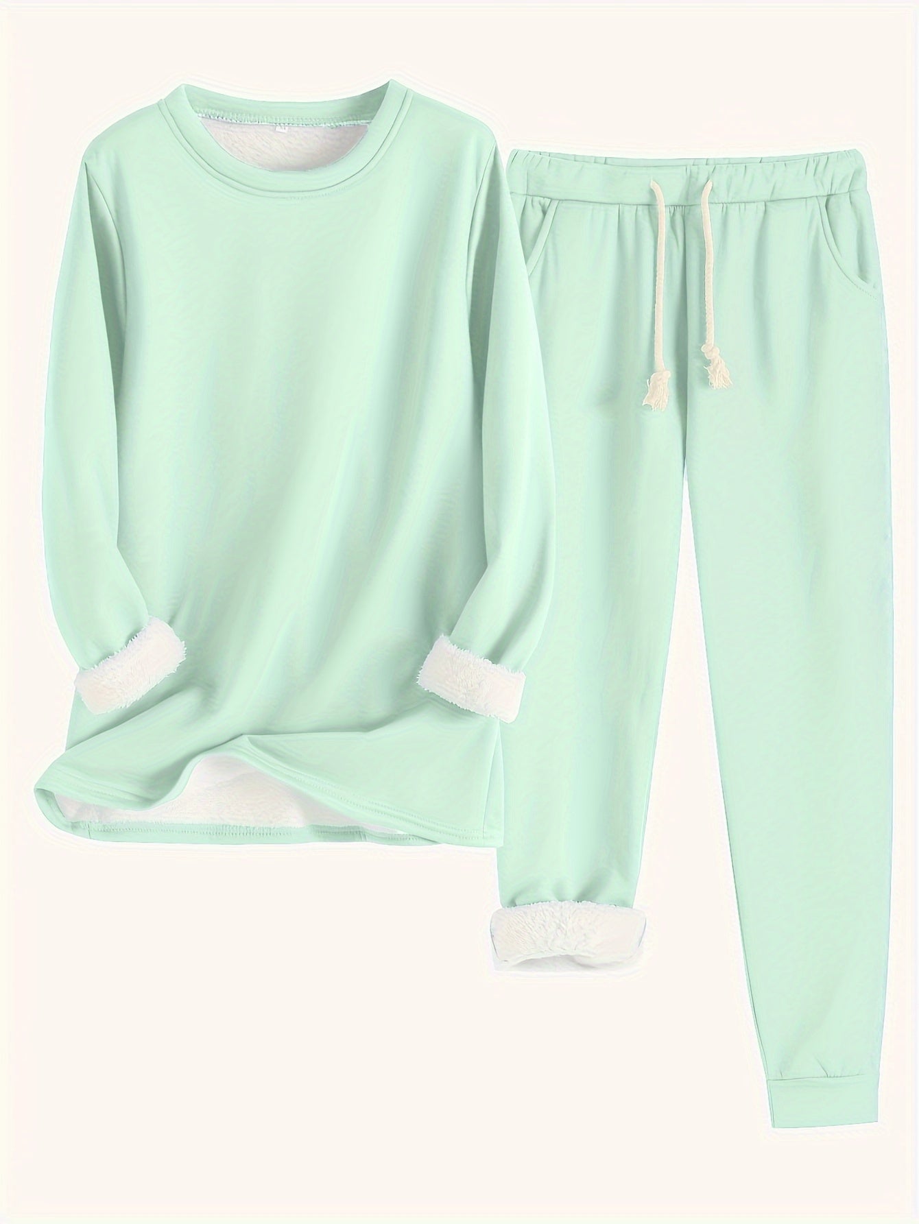 Kuscheliges Damen Lounge-Set mit Fleece | Warm & Relaxed