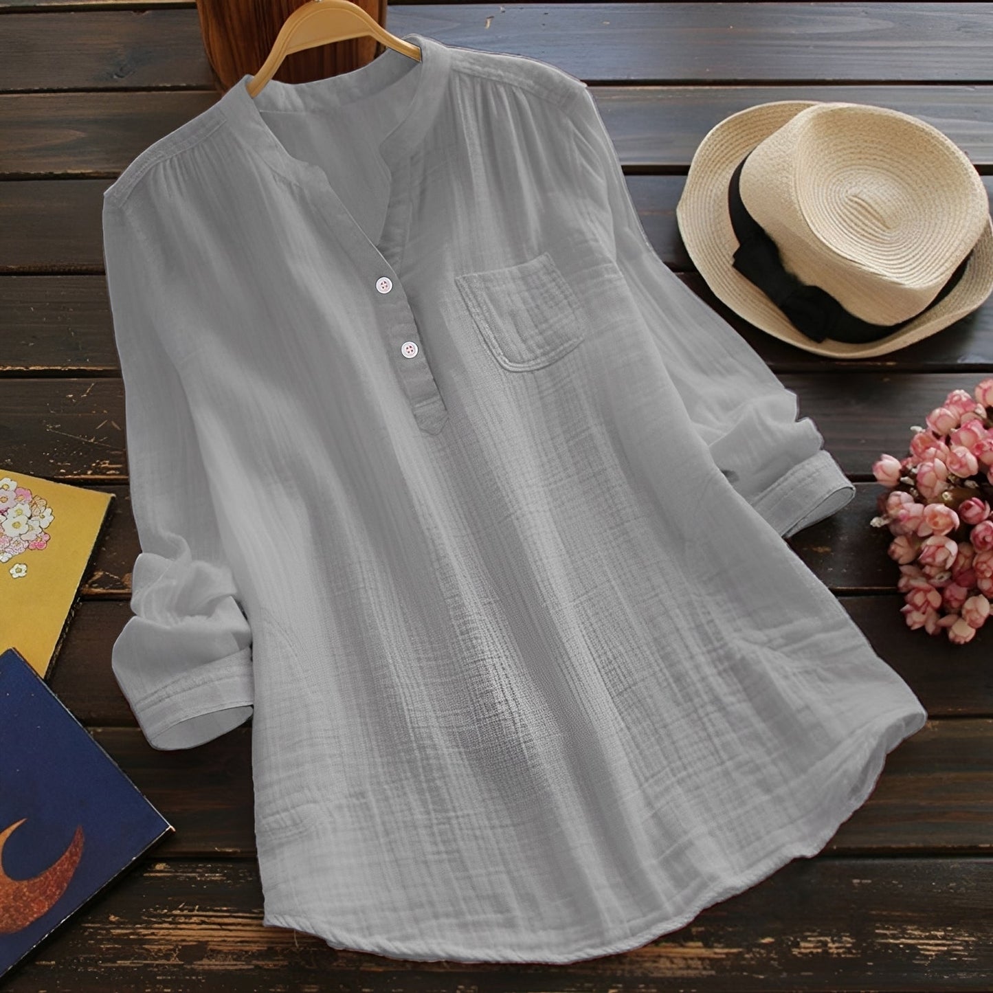 Damen Bluse – Lockere Alltagsbluse für zeitlose Looks