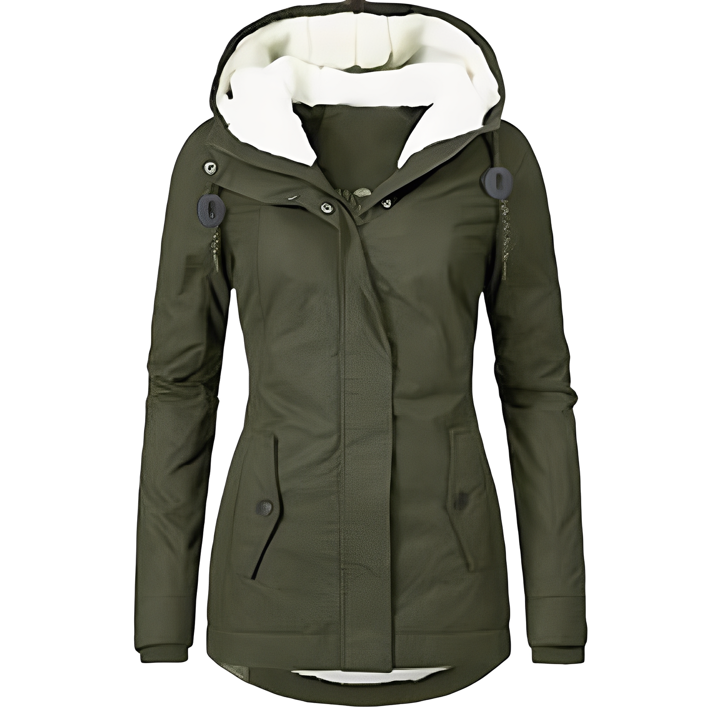 Wasserdichte Samtjacke mit Kapuze – Stylisch, Funktional & Komfortabel