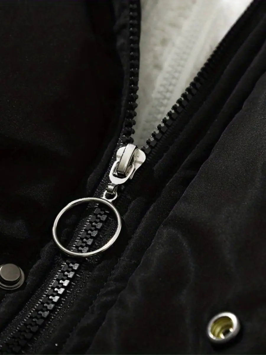 Gefütterte Winterjacke Damen mit Kapuze | Wärmeschutz & Stil für Kalte Tage