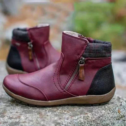 Komfortable Damen Stiefelette mit Reißverschluss – Bequem, Stylisch & Alltagstauglich