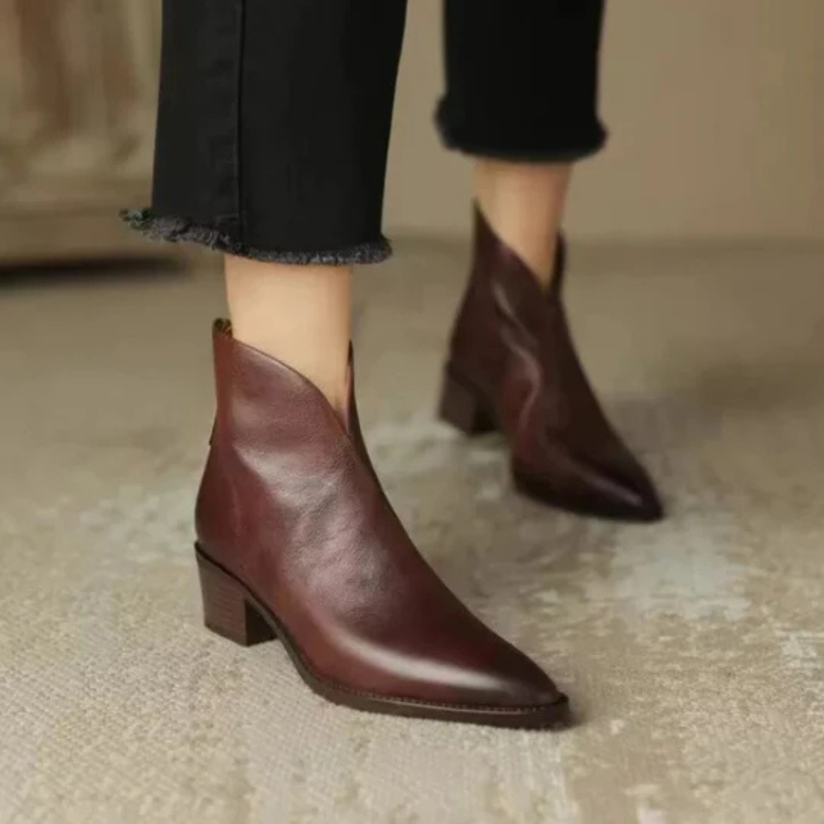 Damenstiefeletten mit Blockabsatz | Eleganz & Komfort für Herbst & Winter