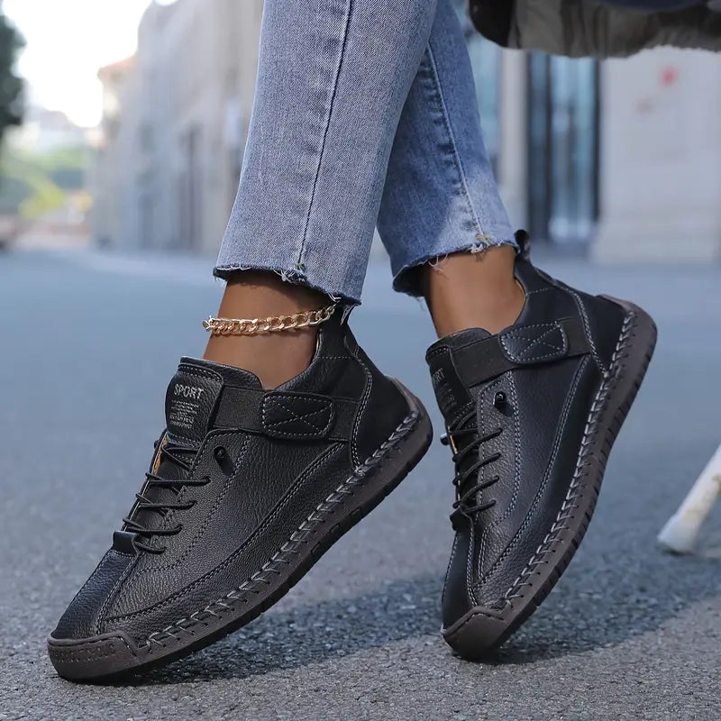 Damen Slip-On-Sneaker | Leichte Alltagsschuhe mit elastischem Obermaterial