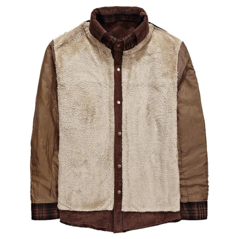Kellan | Herren Karo Hemdjacke mit Fleece-Futter | Warme Winter Overshirt Jacke