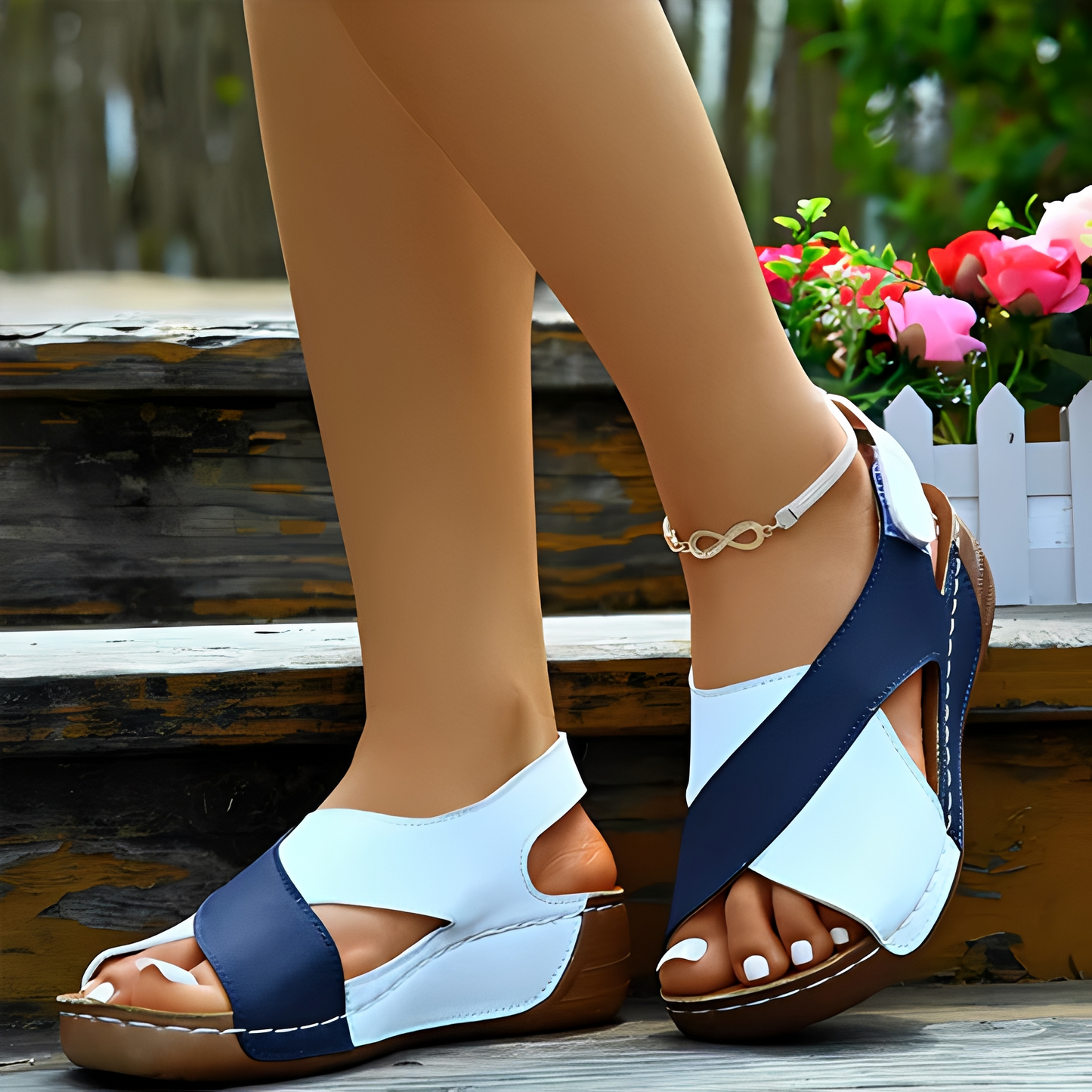 Damen Sandalen mit gepolsterter Sohle – Leichte Sommerschuhe für Alltag, Reisen und Spaziergänge