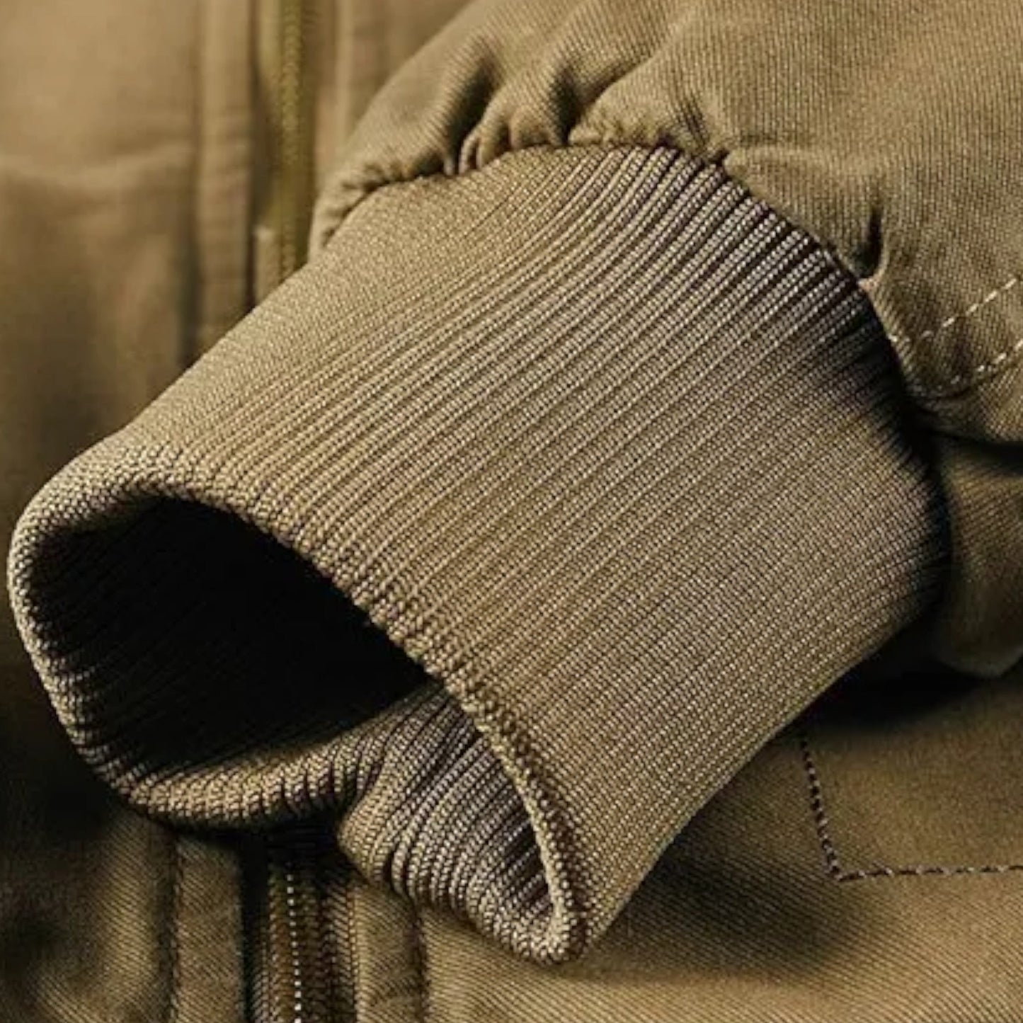 Leon | Herren Casual Jacke mit Reißverschluss & Stehkragen – Fleecegefütterte Baumwoll-Strickjacke