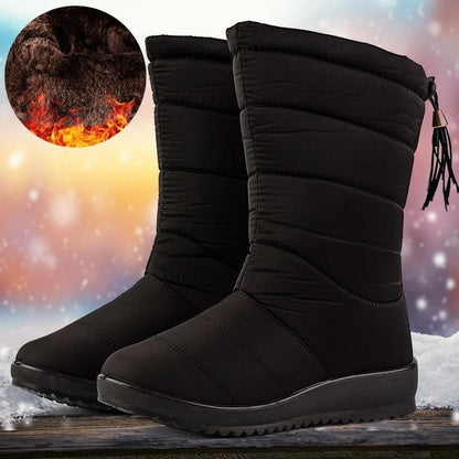 Gefütterte Damen Winterstiefel | Warm, Rutschfest & Bequem für kalte Tage