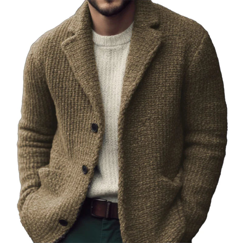 Miles | Herren Cardigan aus Weichem Strick, Reguläre Passform mit Stilvoller Knopfleiste