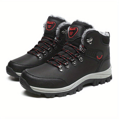 Veylor | Herren Outdoor Winterschuhe, Schnürstiefel mit Warmfutter, Robust & Stylisch