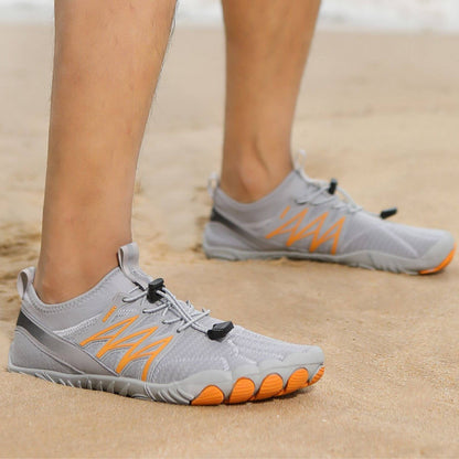 Dee | Unisex Barfußschuhe – Flexible Sneaker mit Gummisohle & Schnellverschluss