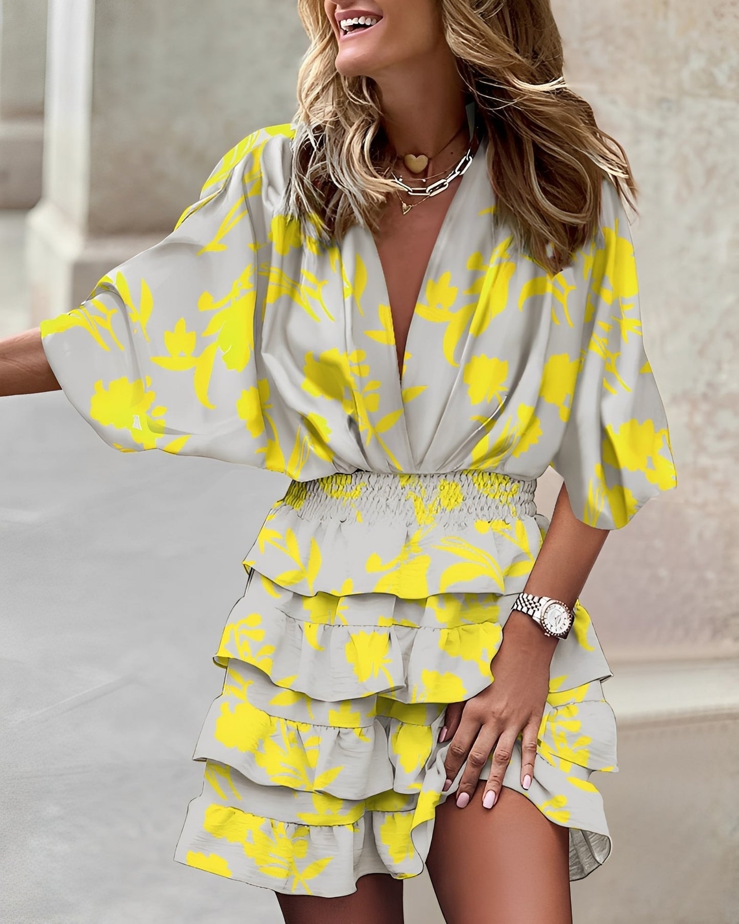 Damen Minikleid – Asymmetrisches Kleid für moderne, stilvolle Looks
