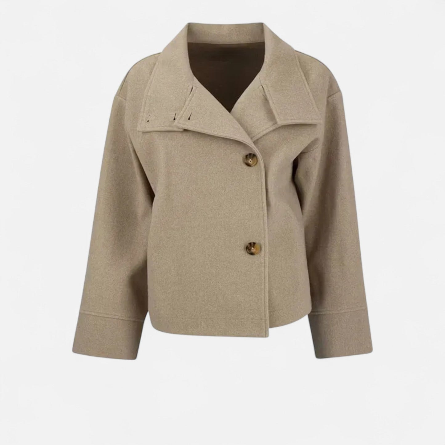 Elegante Damen Kurzjacke mit Modernem Stehkragen – Stylisch, Zeitlos & Vielseitig Kombinierbar
