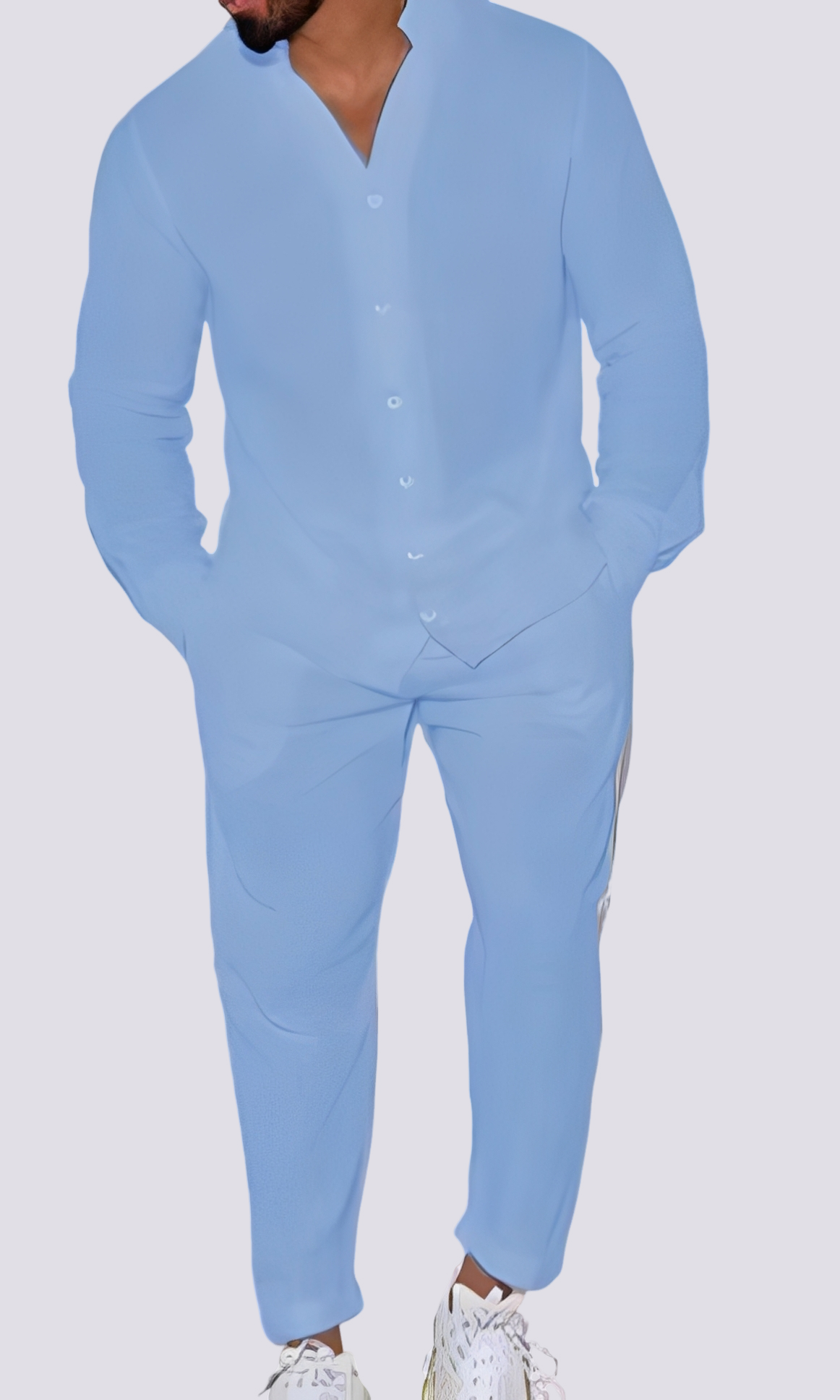 Herren Lounge-Set zweiteilig – Komfortables Freizeitset für Zuhause, Alltag und entspannte Tage