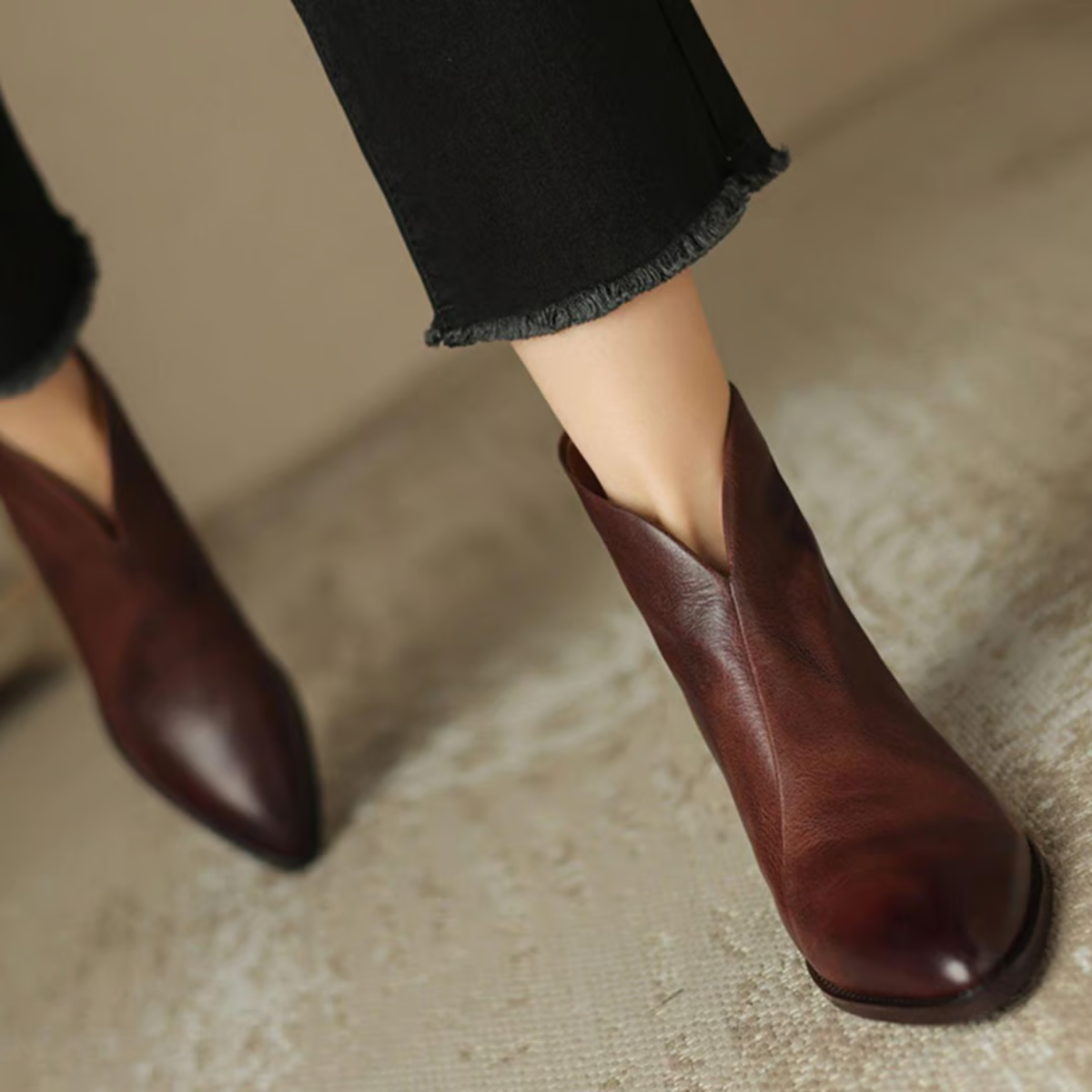 Damenstiefeletten mit Blockabsatz | Eleganz & Komfort für Herbst & Winter