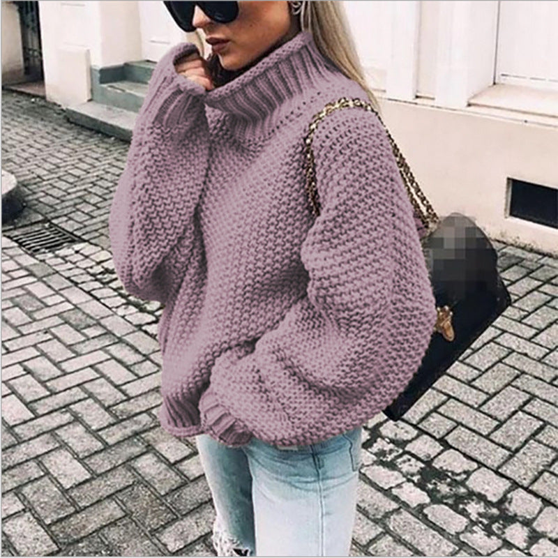 Grobstrick Rollkragenpullover Damen | Kuscheliger Komfort & Zeitloser Stil